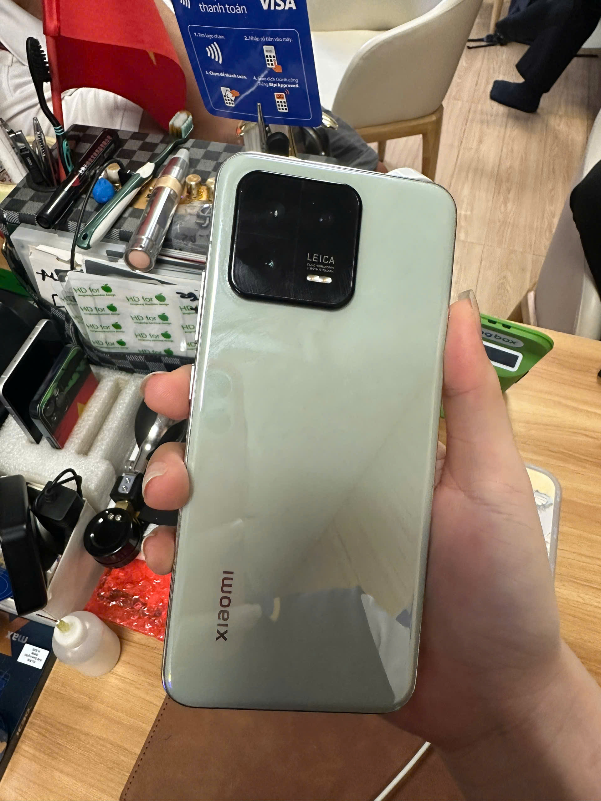 Xiaomi 13 NĐ Úp Rom 8/256GB Xanh lá  Đẹp 98%   Sạc 67W