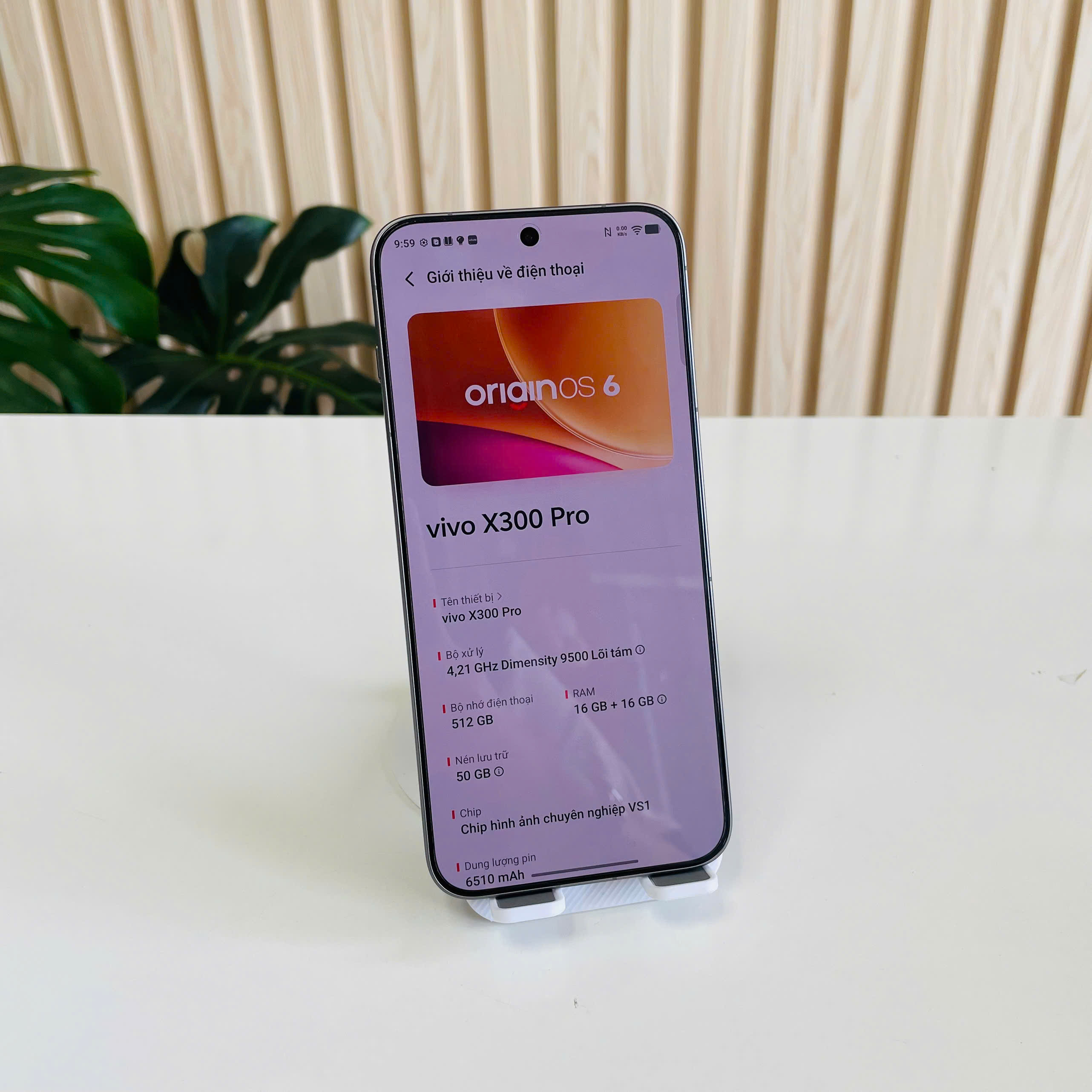 Vivo x300 Pro Chính Hãng 16/512GB Nâu Đẹp 98+ Pin 100%  FullBox Sạc 90w