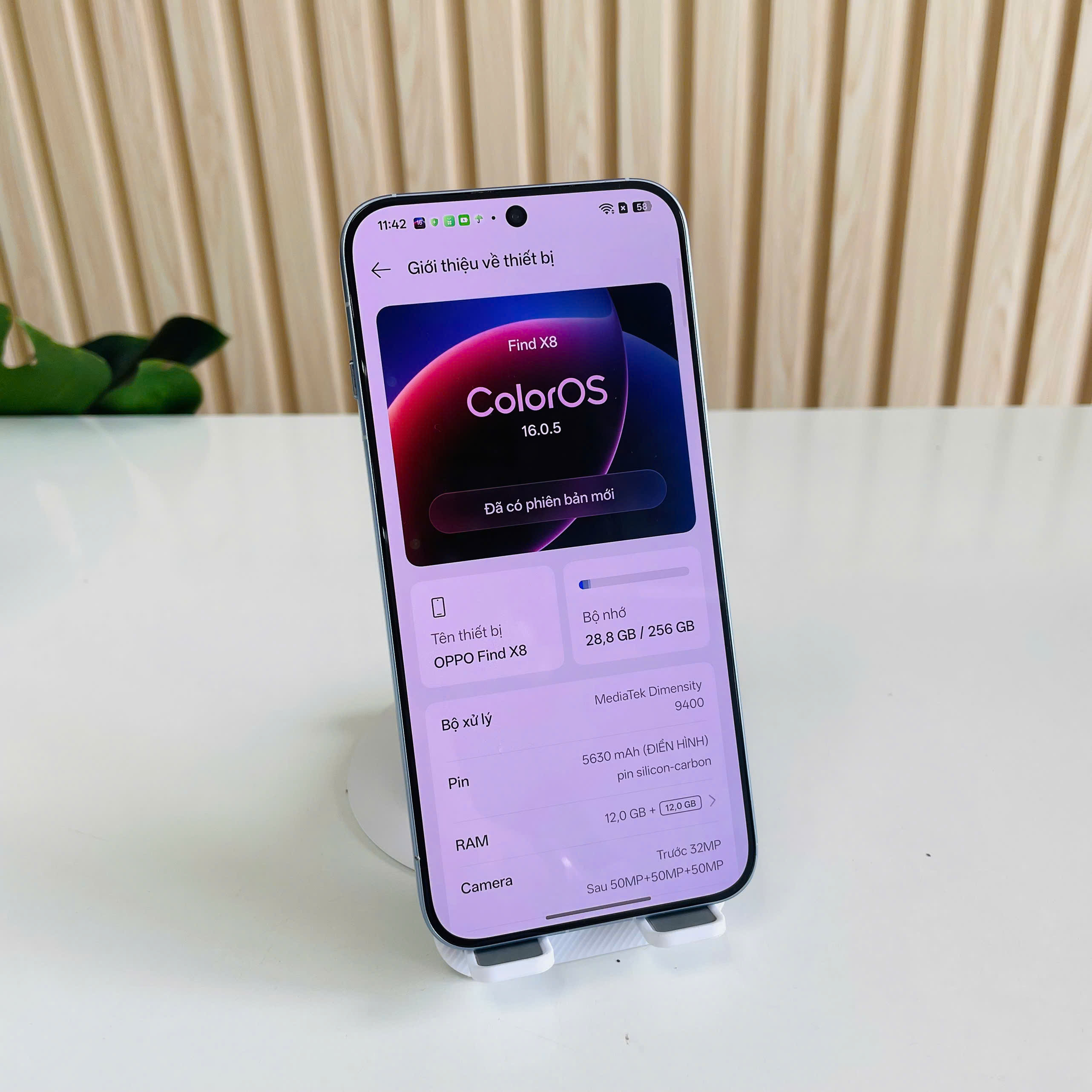 Oppo Find X8 NĐ 12/256GB Xanh Đẹp 96% Pin 97%  sạc 80w