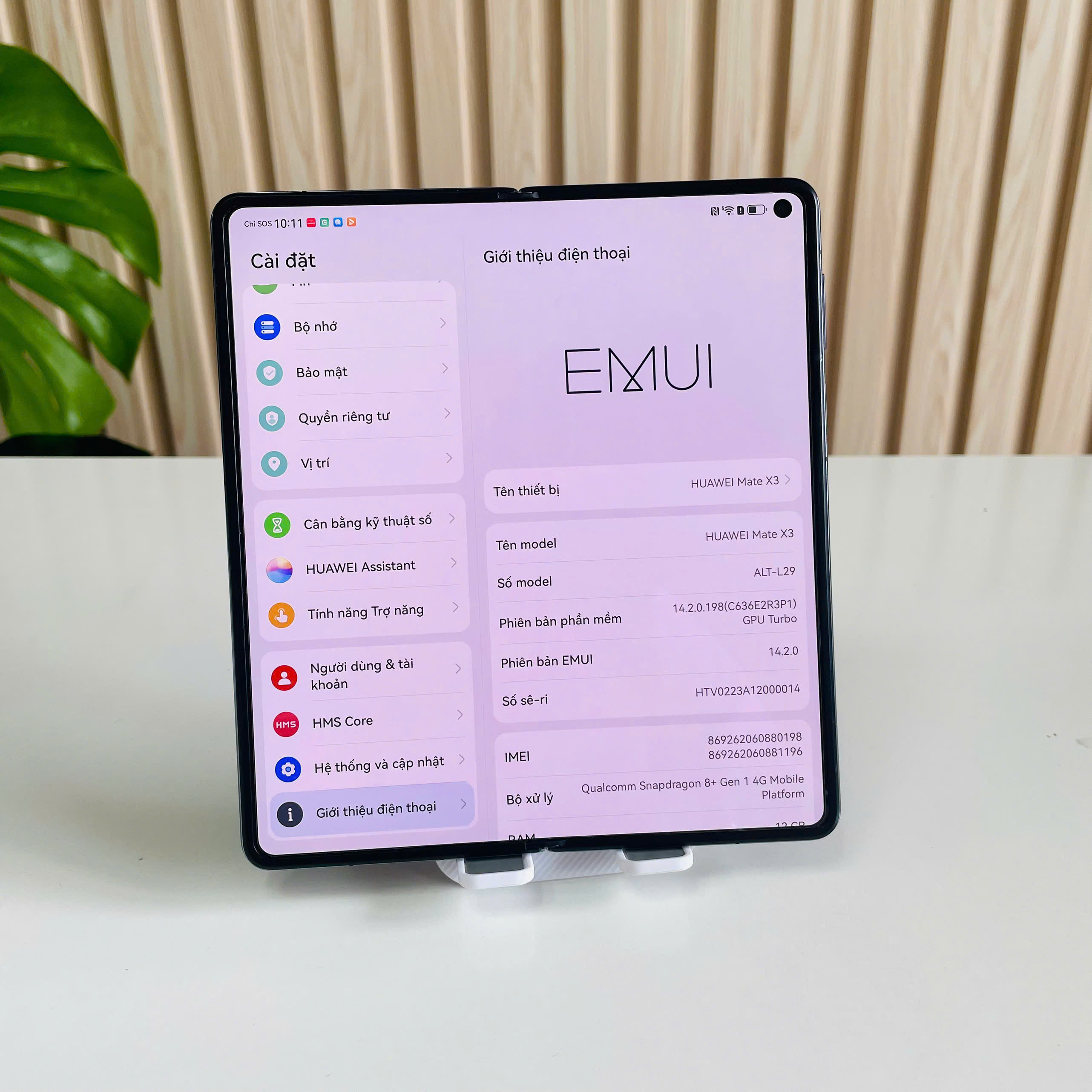 Huawei Mate X3 Quốc Tế 12/512GB đen Đẹp 97+ Pin 79%