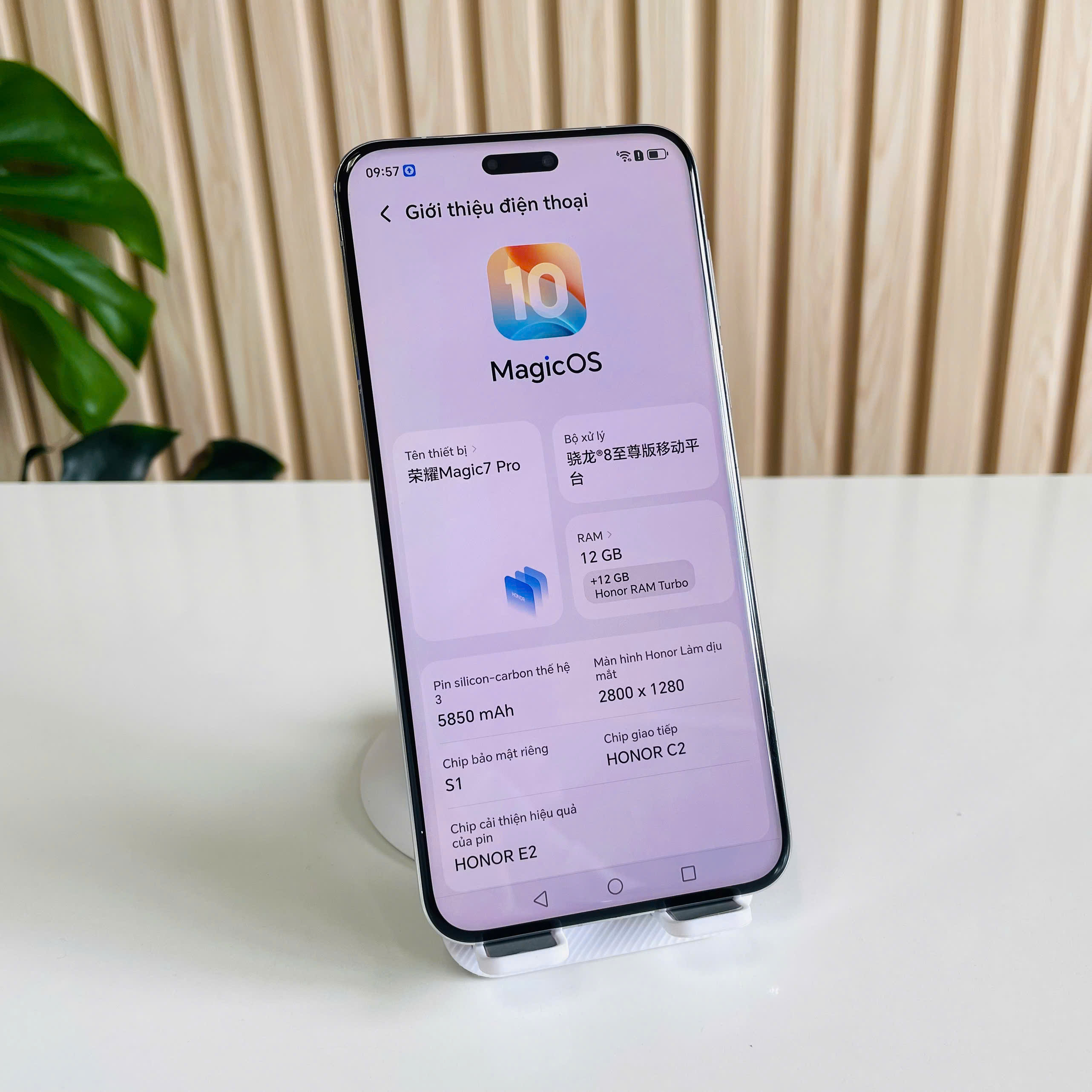 Honor Magic 7 Pro 12/256GB trắng Đẹp 98+ Pin 100% Fulbox