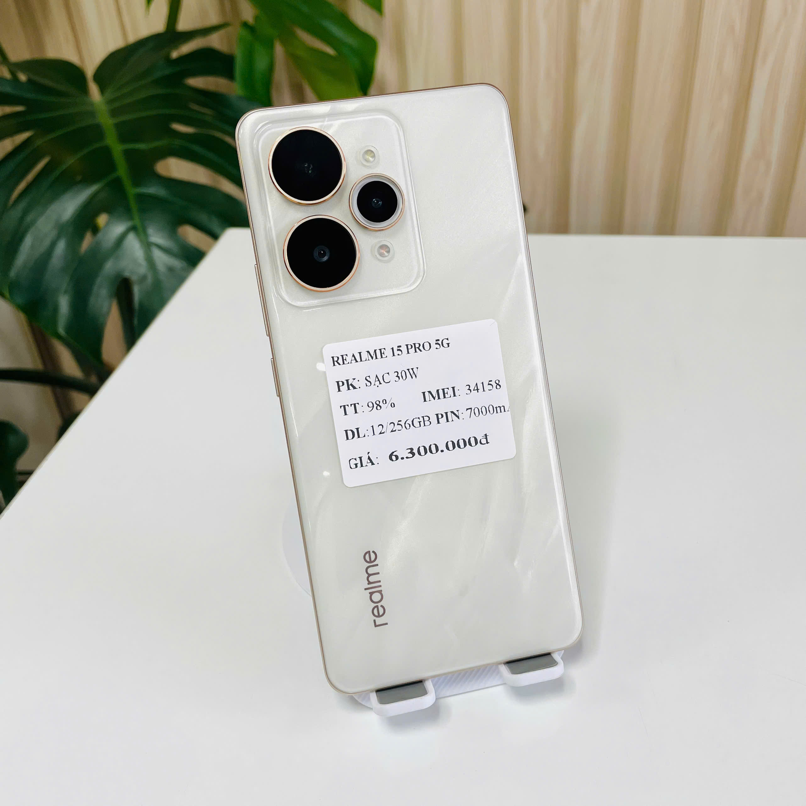 Realme 15 Pro 5G CH 12/256GB Trắng Đẹp 98%