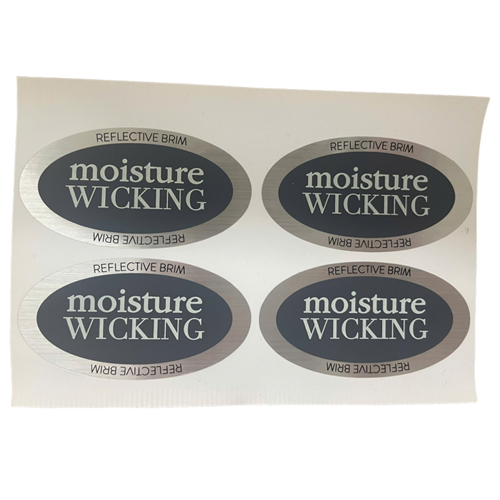 Nhãn decal xi bạc