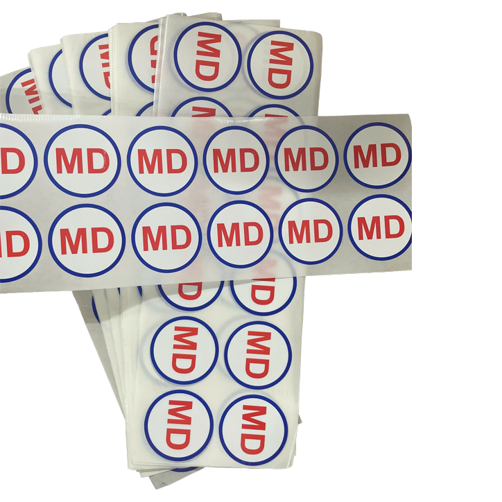 Nhãn decal giấy trắng