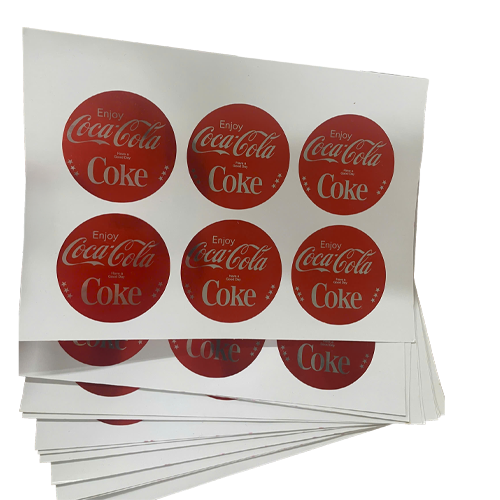 Nhãn decal xi bạc