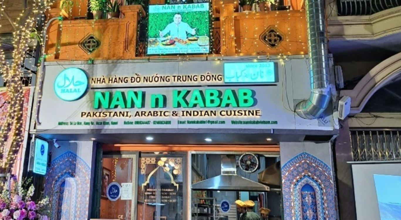 Nan N Kabab Halal Restaurant in Hanoi Vietnam