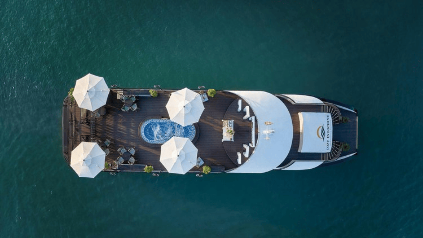 Cozy Indochine Cruise – 5 star Ha Long Bay Day Tour from Hanoi