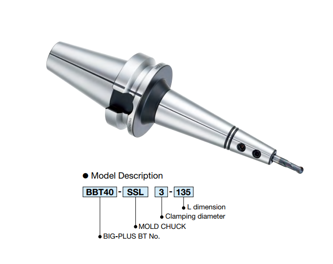 Bầu kẹp BBT40-SSL6-135 Big daishowa Chính xác cao