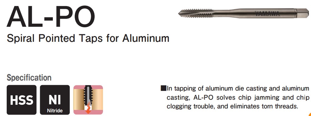Mũi taro ren cấy AL-PO STI
