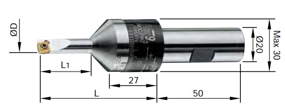 Dao doa điều chỉnh (doa tinh) Nine9 99121