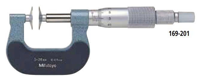 Panme đo đĩa Mitutoyo SERIES 369 / 227 / 169 (369-250-30,169-201)