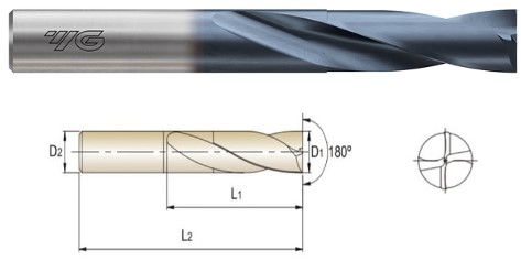 Mũi khoan phẳng DPP447 YG-1