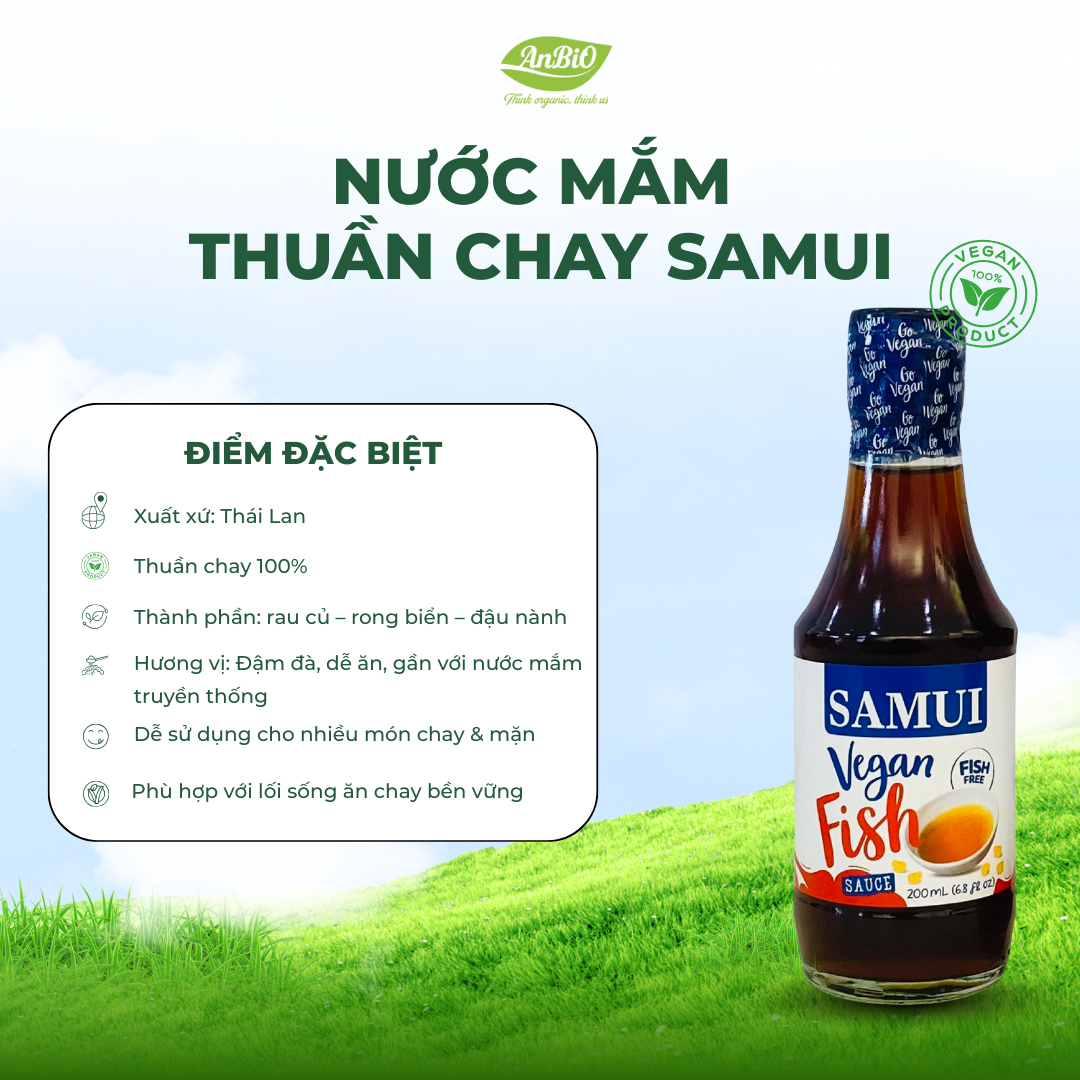 Nước mắm chay SAMUI 200ml