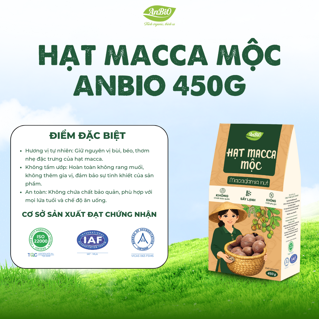 Hạt macca Mộc - 450g