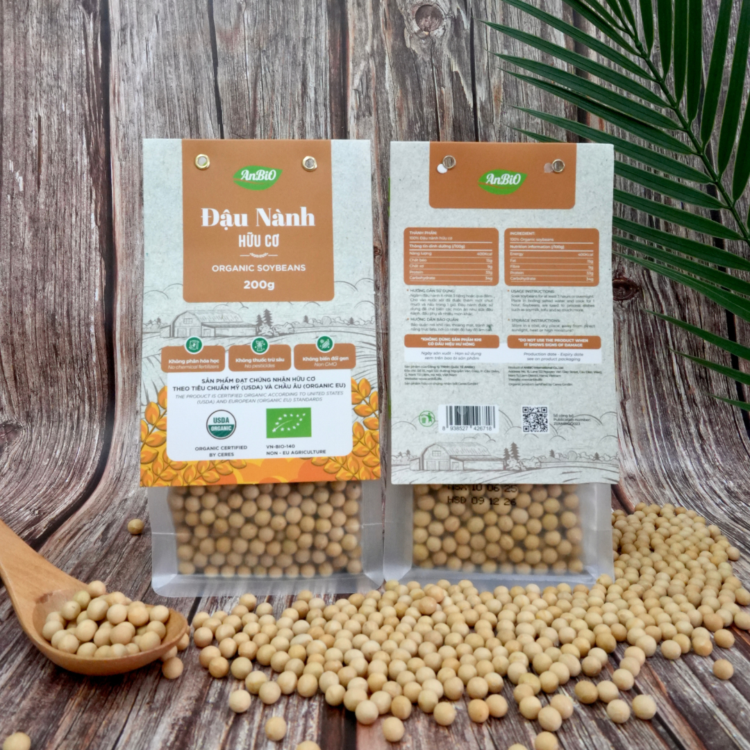 Đậu nành hữu cơ AnBiO (bóc vỏ) 200g