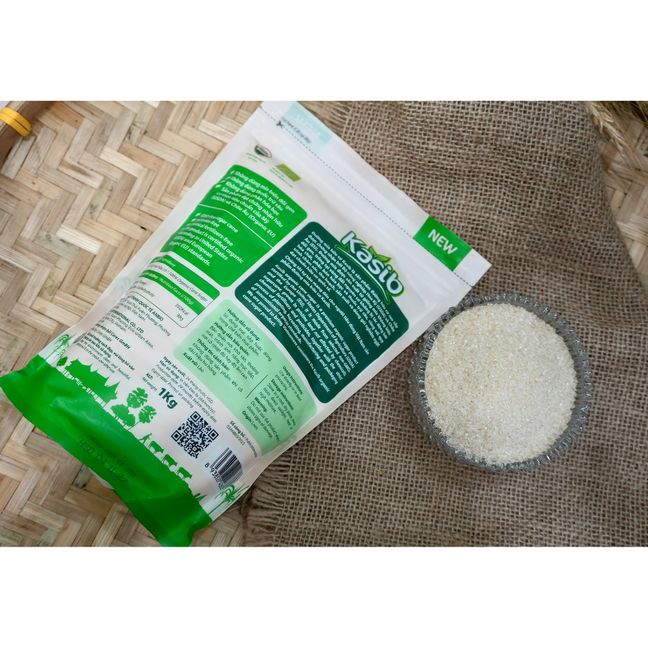 Đường mía hữu cơ Kasib 1 kg