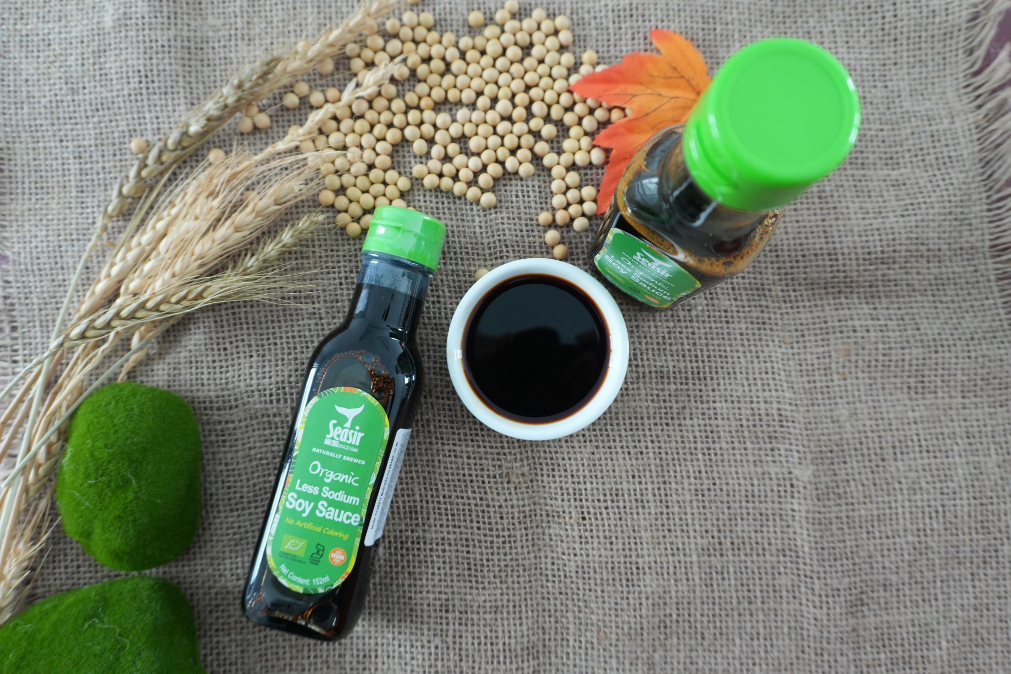 Nước tương hữu cơ ít muối Seasir 152ml
