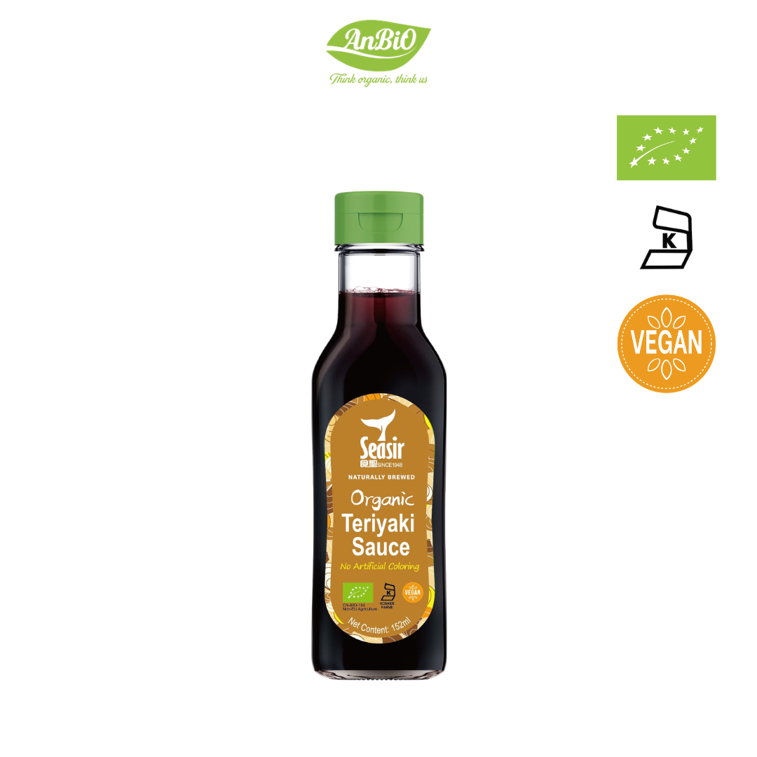 Xốt Teriyaki hữu cơ Seasir 152ml