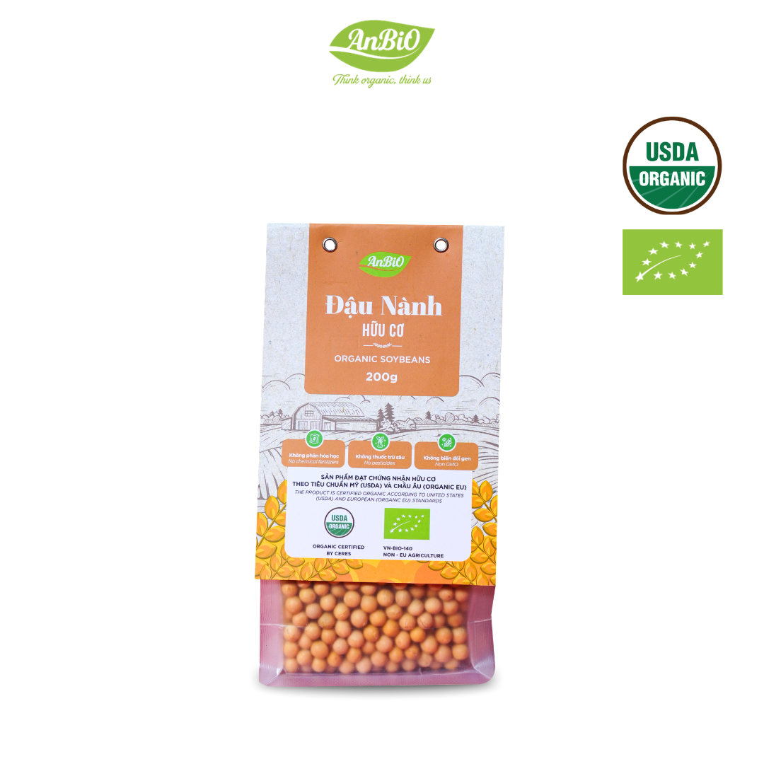Đậu nành hữu cơ Anbio 200g