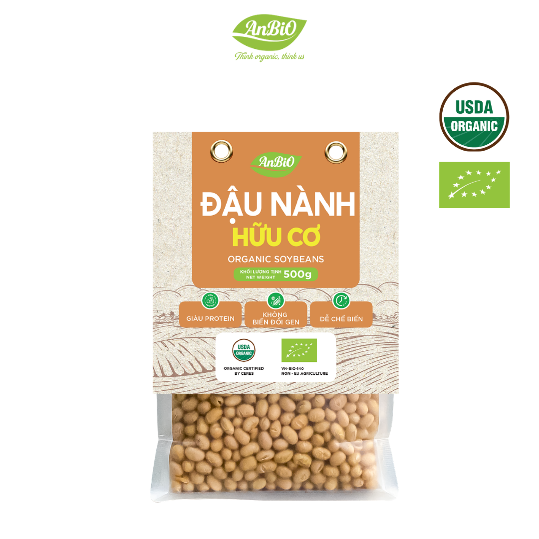 Đậu nành hữu cơ Anbio 500g