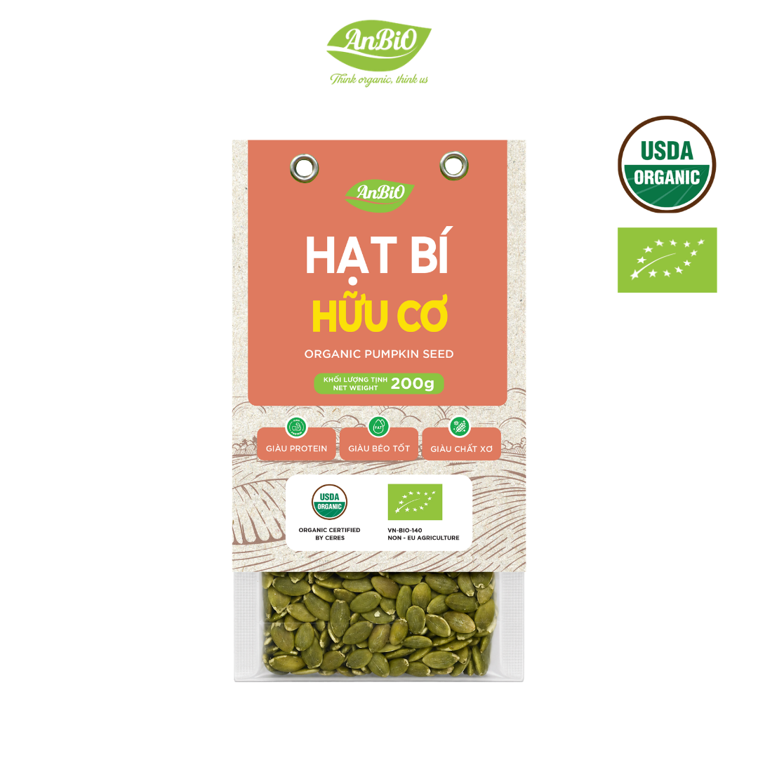 Hạt bí hữu cơ Anbio 200g