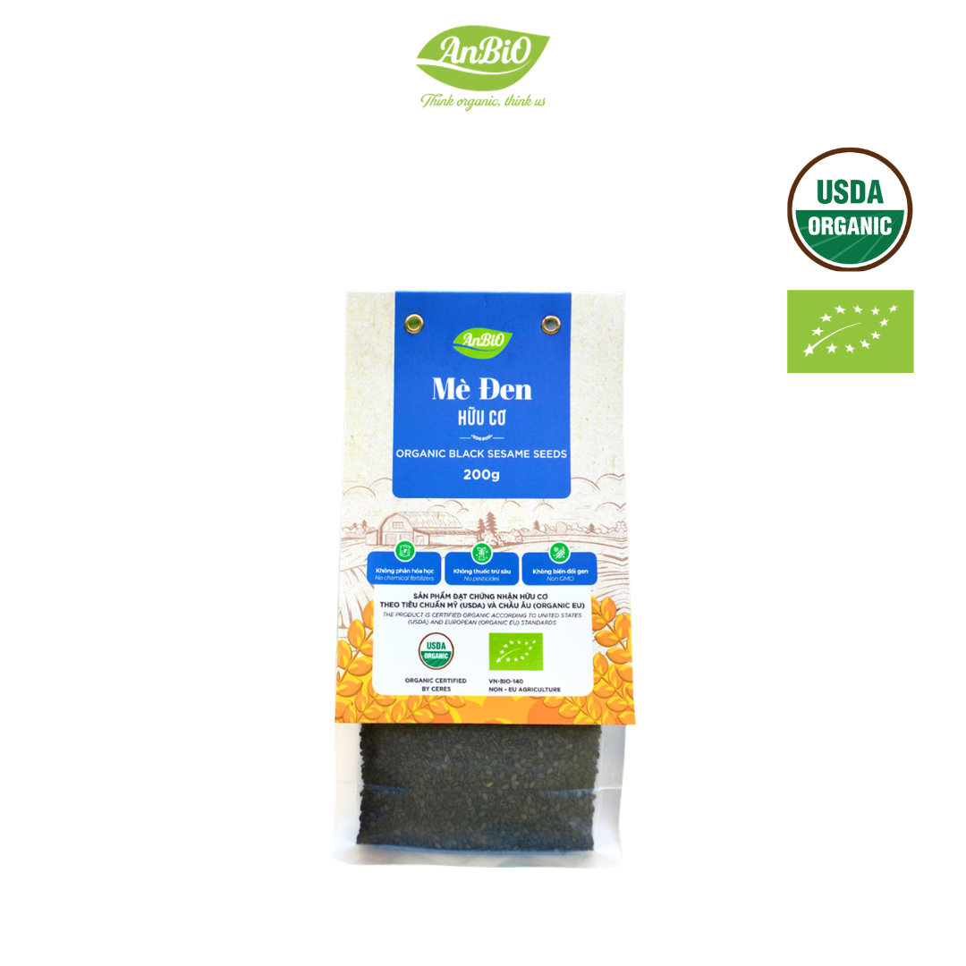 Mè đen hữu cơ AnBiO 200g