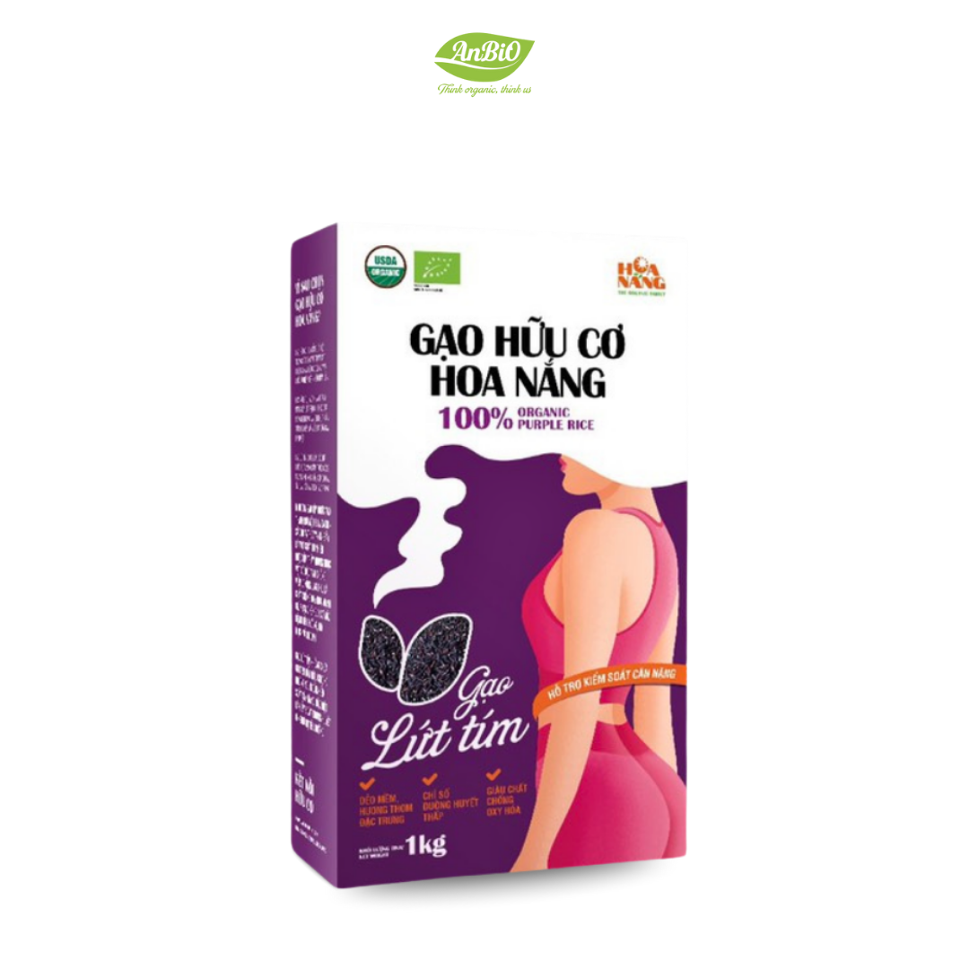 Gạo Lứt tím HC Hoa Nắng (1Kg)