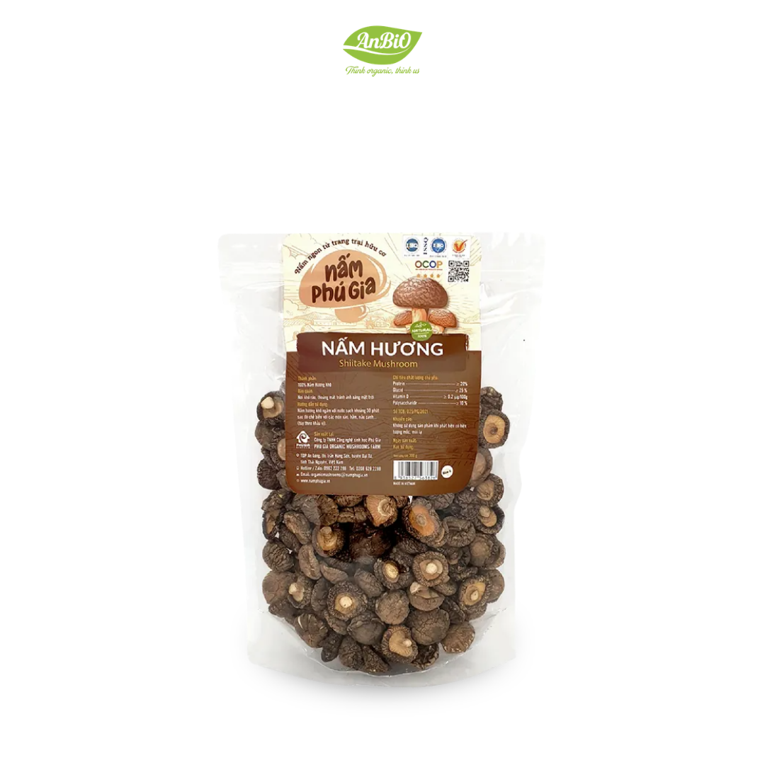 Nấm hương khô size S - Túi 300g/500g