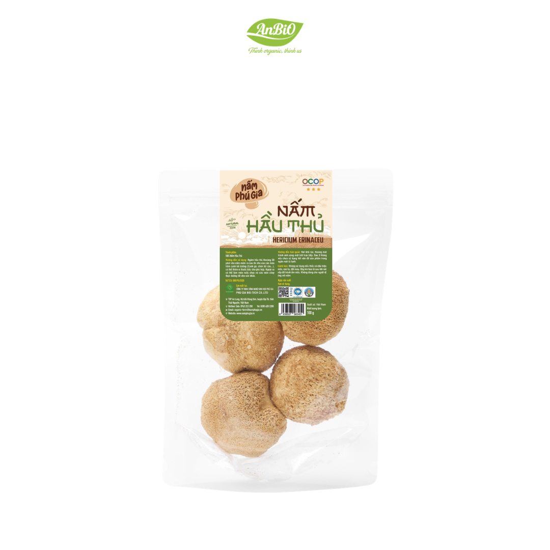 Nấm hầu thủ cao cấp túi 100g/300g/500g