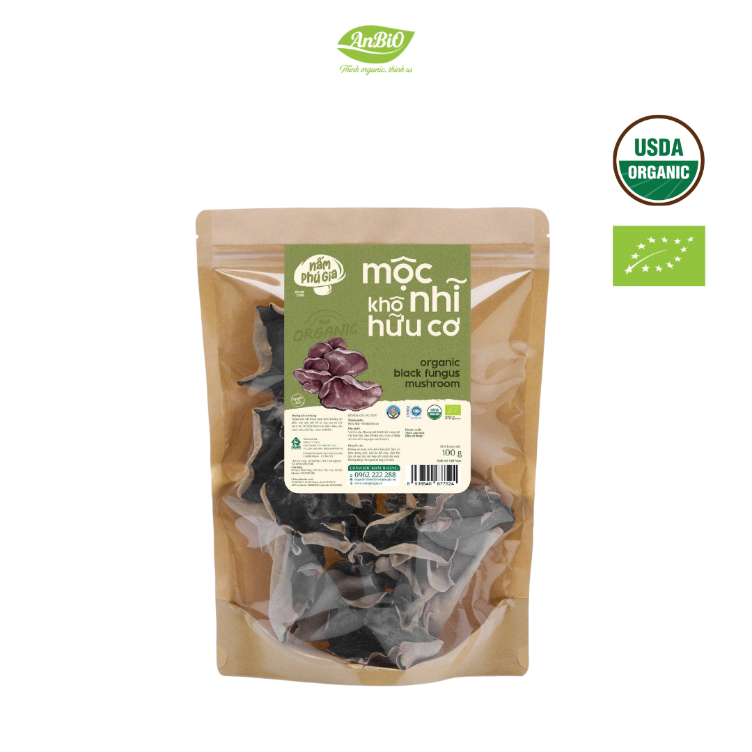 Mộc Nhĩ Khô - Organic - (Gói)