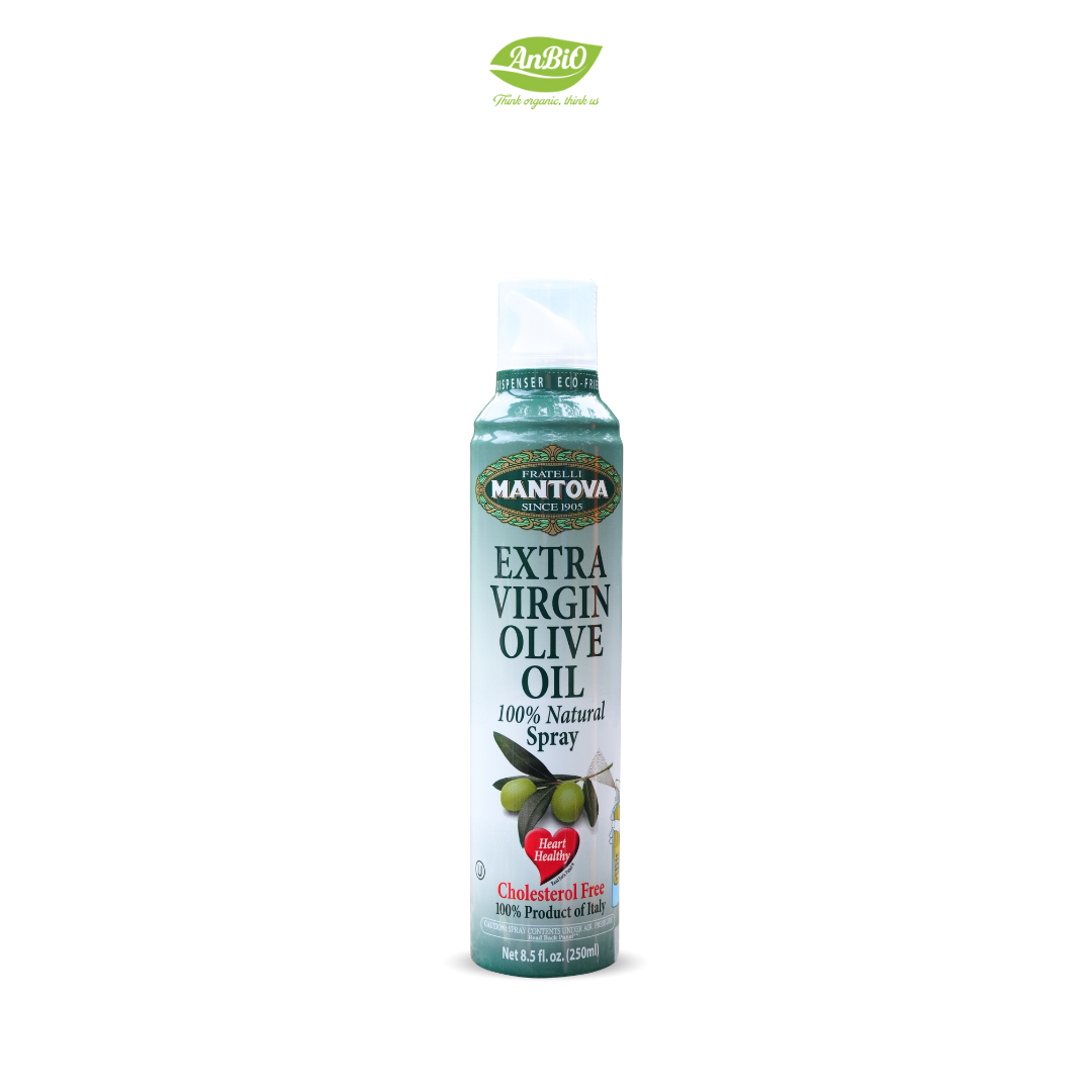 Mantova Dầu xịt Olive siêu nguyên chất 250ml