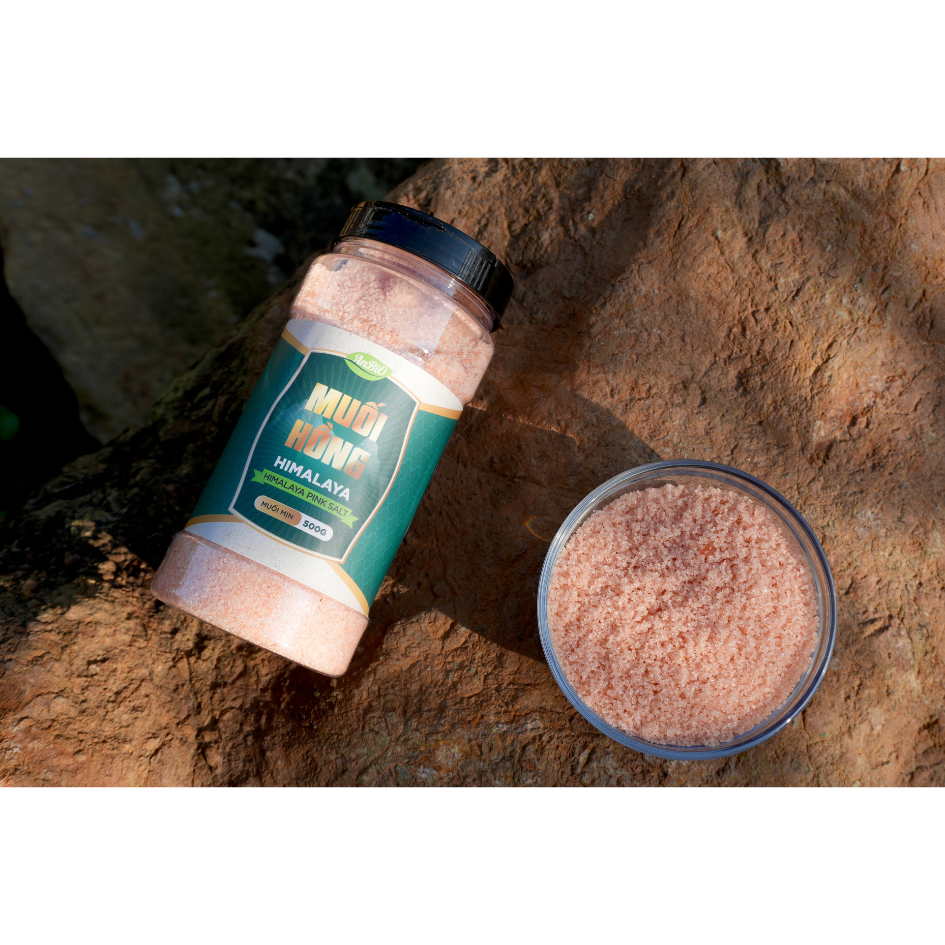 Muối hồng Himalaya Anbio dạng mịn 500g