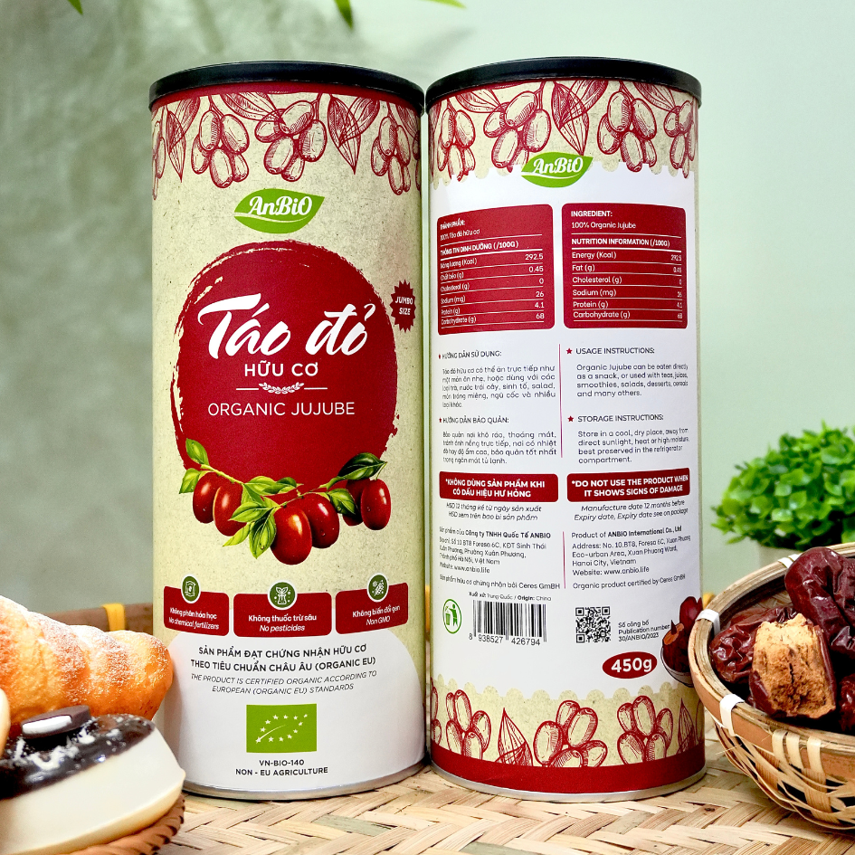 Táo đỏ hữu cơ 450g size đại