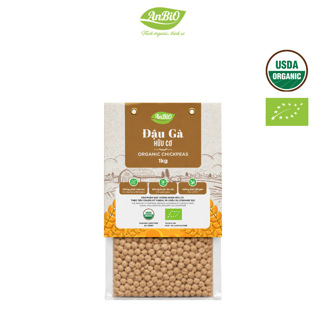 Đậu gà hữu cơ Anbio 1kg