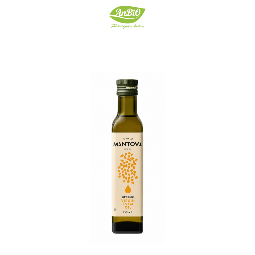 Mantova Dầu hạt mè hữu cơ 250ml
