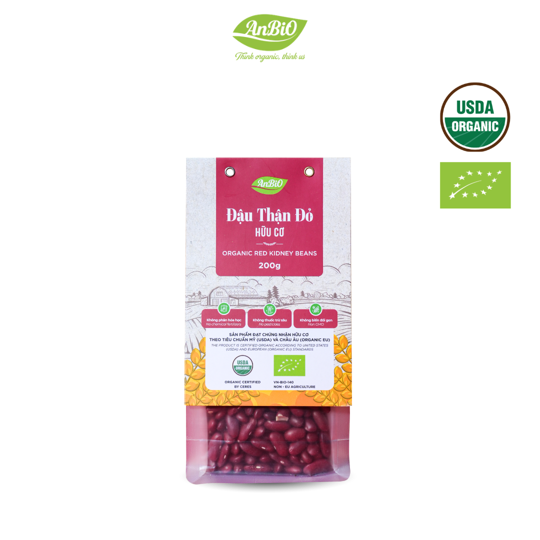 Đậu đỏ kidney hữu cơ Anbio 200g