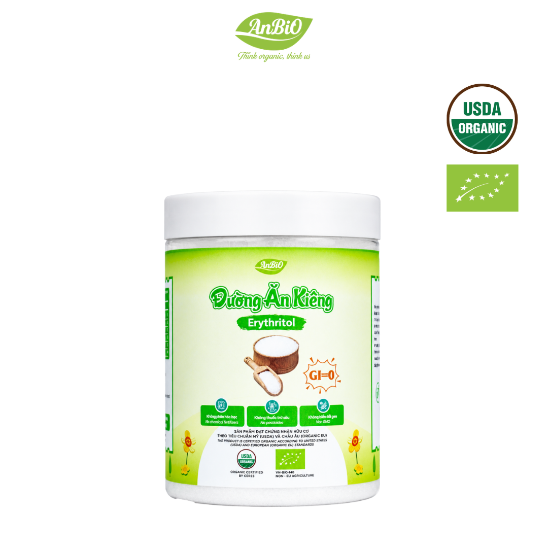 Đường ăn kiêng hữu cơ Anbio 500g
