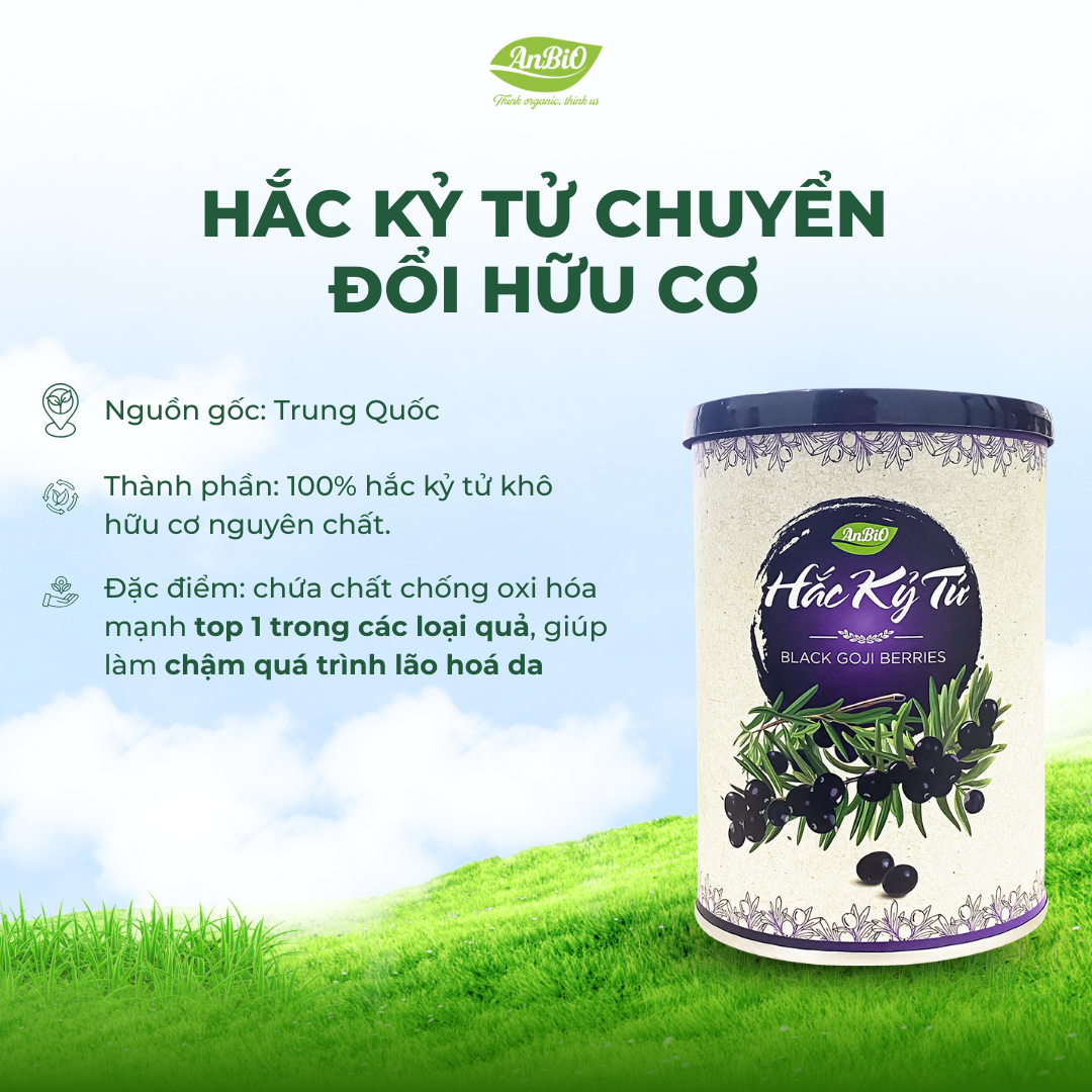 Hắc kỷ tử chuyển đổi hữu cơ 100g