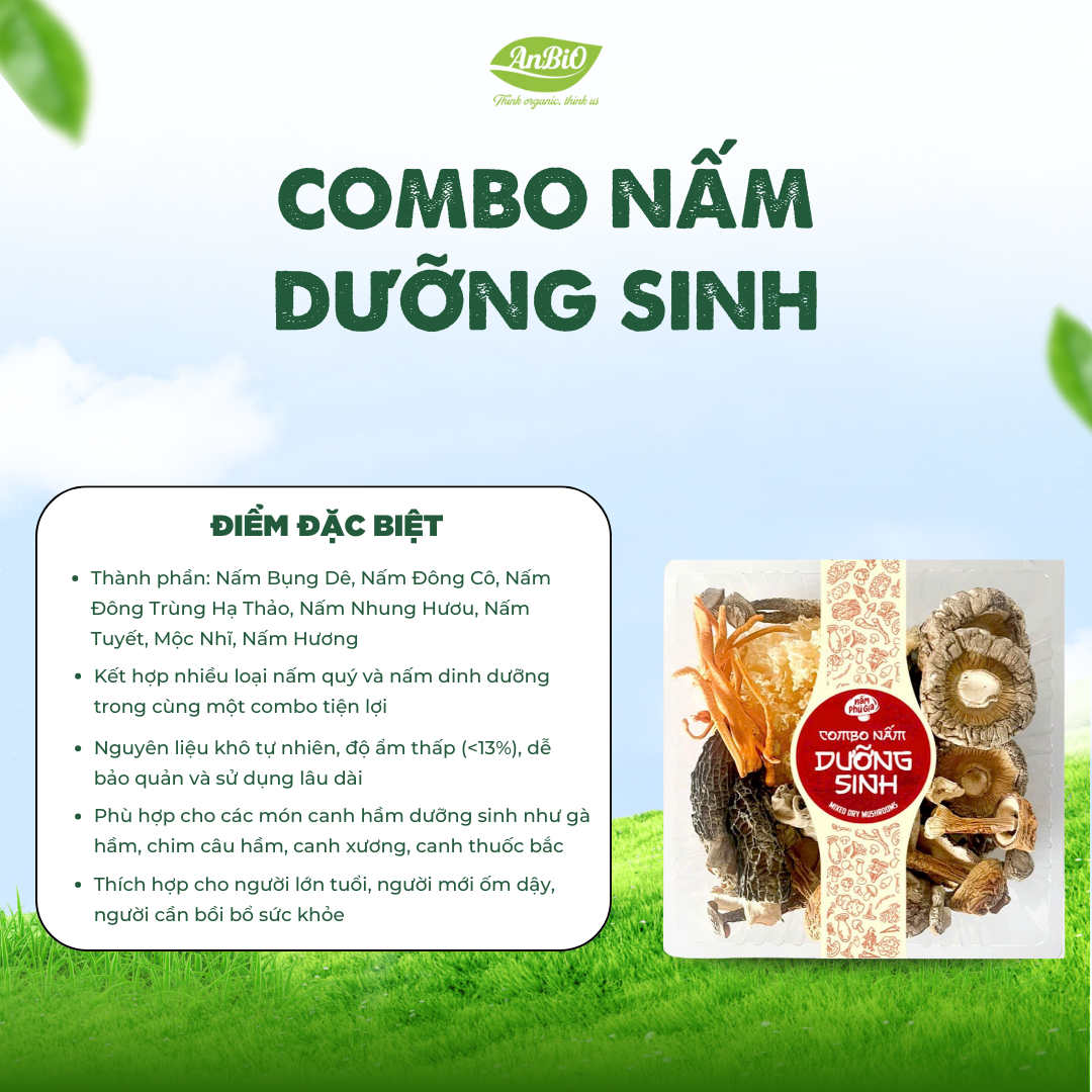Combo nấm dưỡng sinh
