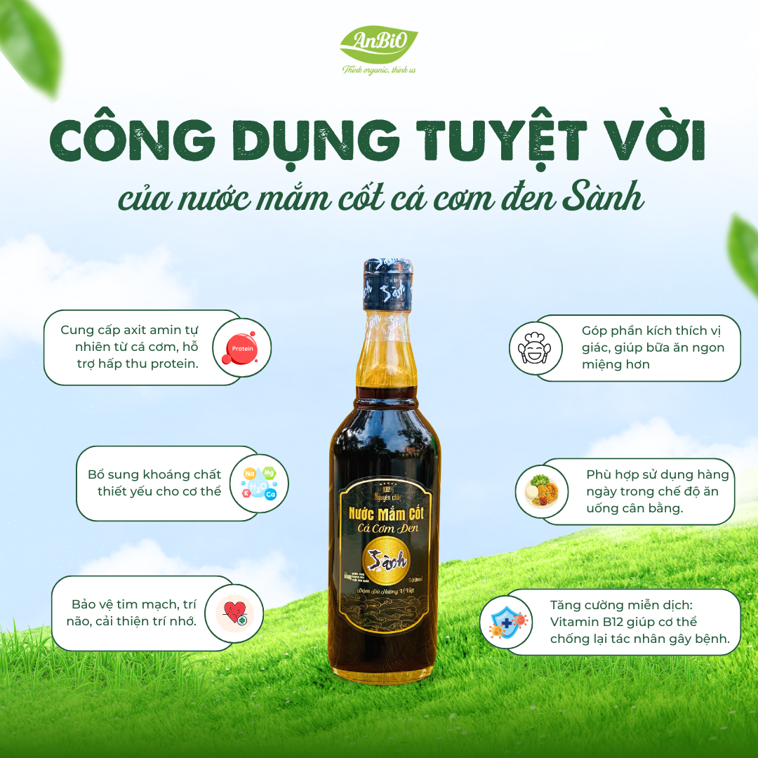 NƯỚC MẮM CỐT CÁ CƠM ĐEN 500ML Sành