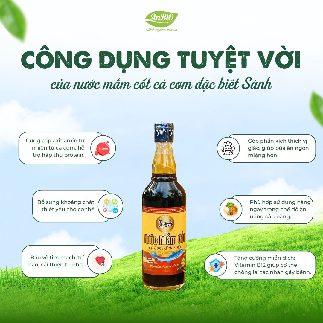 NƯỚC MẮM CỐT CÁ CƠM ĐẶC BIỆT Sành 525ML