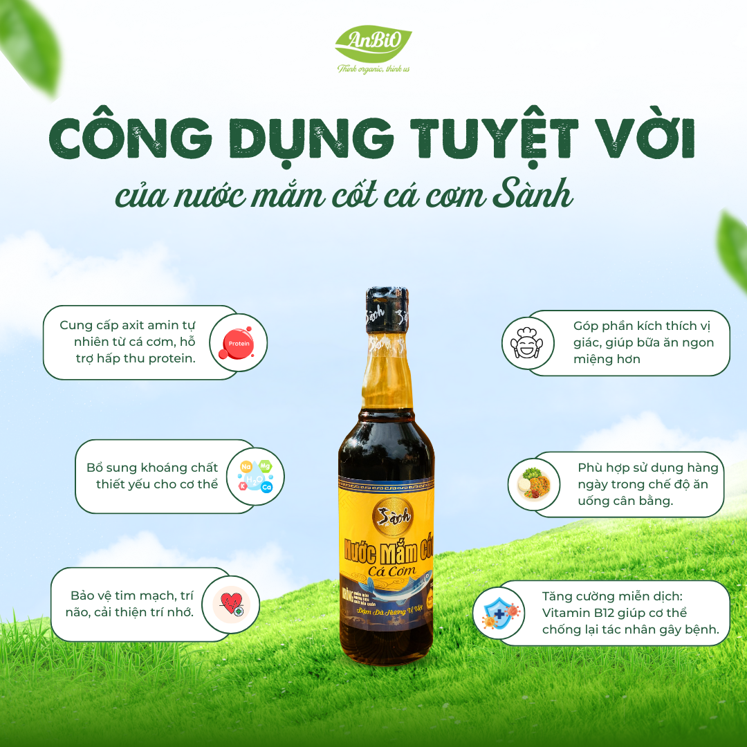 NƯỚC MẮM CỐT CÁ CƠM 525ML Sành