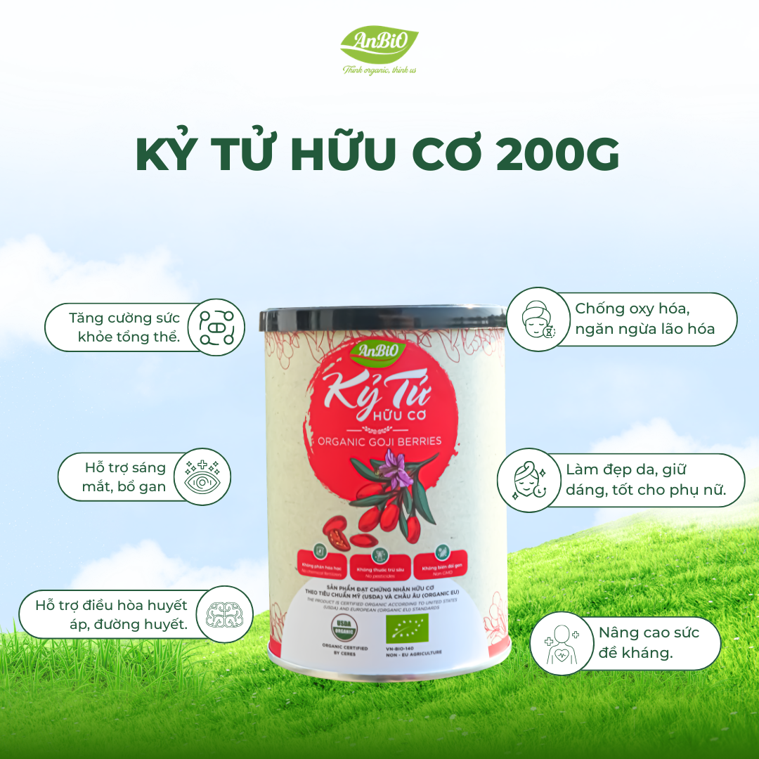 Kỷ tử hữu cơ AnBio 200g