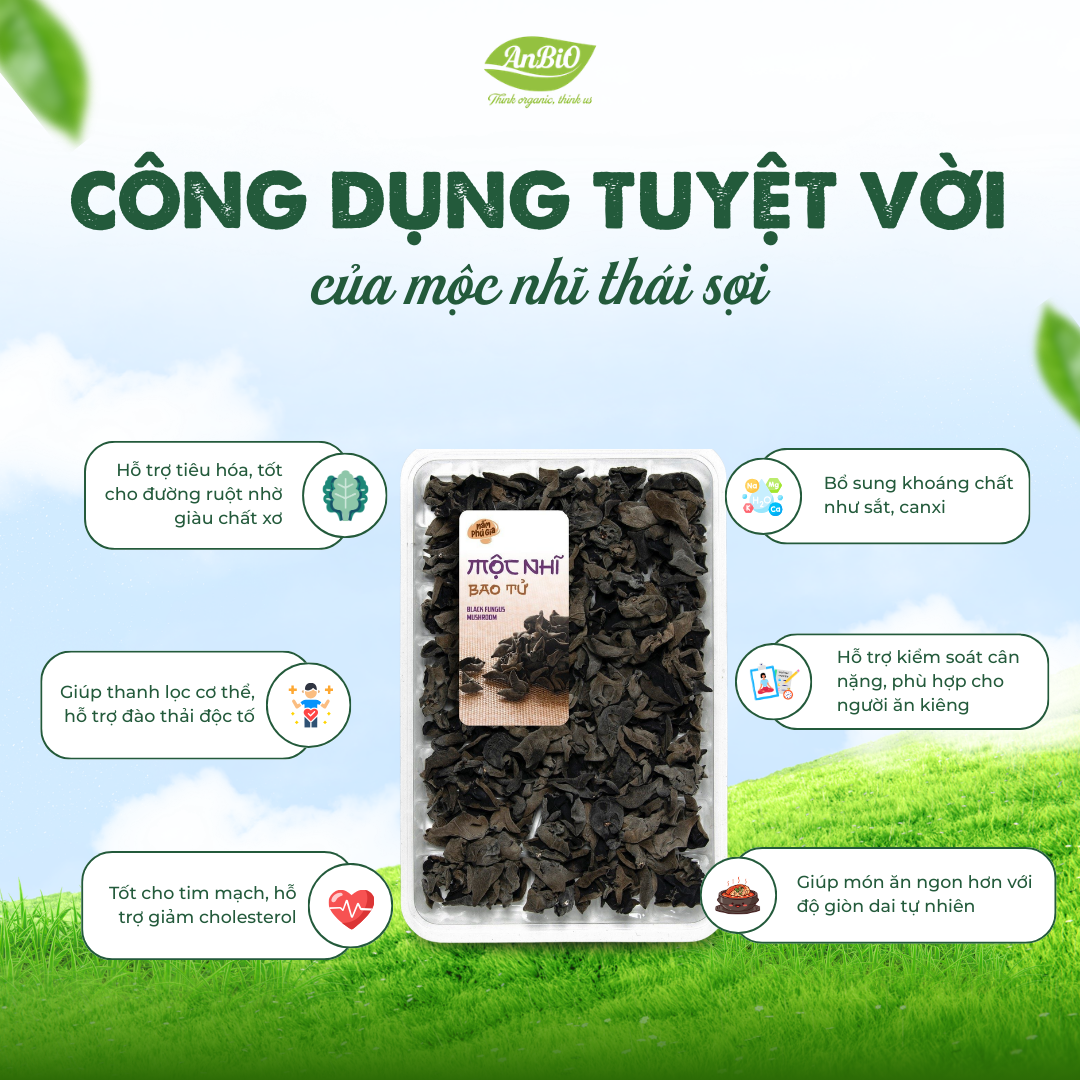 Mộc Nhĩ bao tử khay 70g/200g