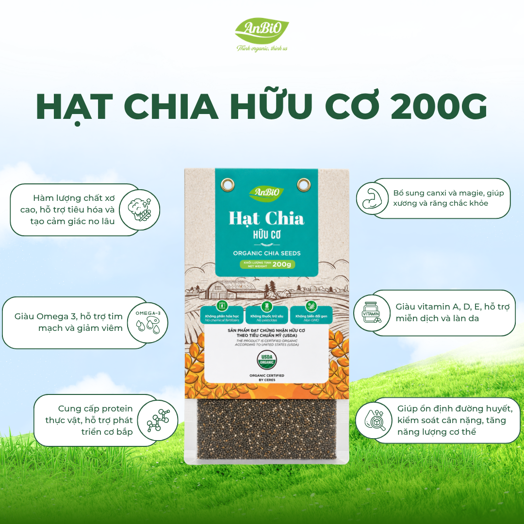 Hạt chia hữu cơ AnBiO