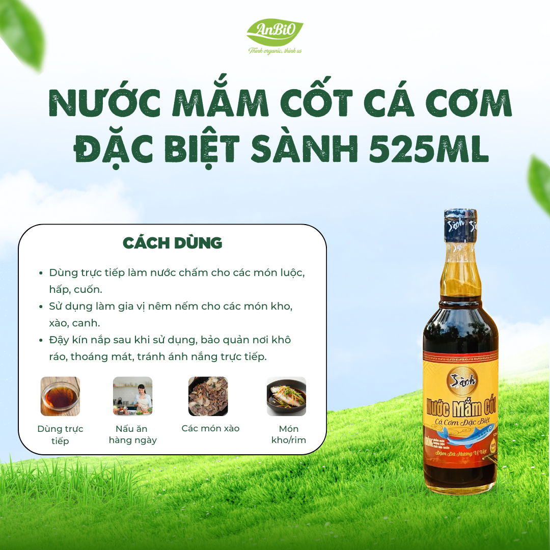 NƯỚC MẮM CỐT CÁ CƠM ĐẶC BIỆT Sành 525ML