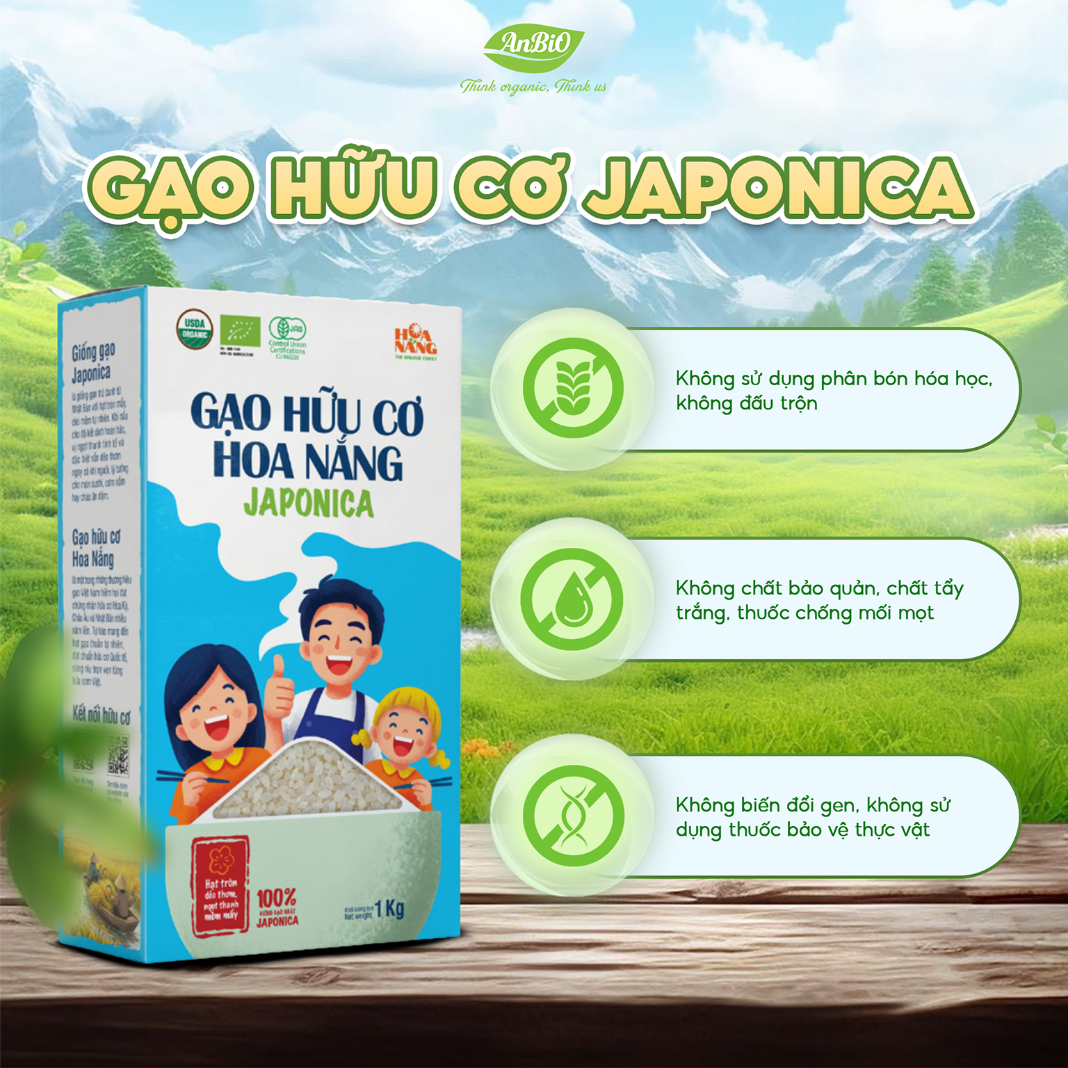 Gạo HOA NẮNG Japonica