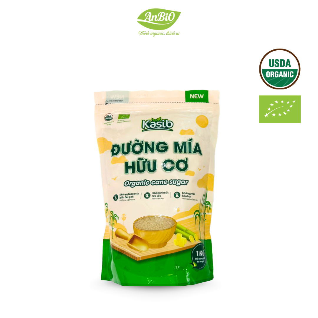 Đường mía hữu cơ Kasib 1 kg