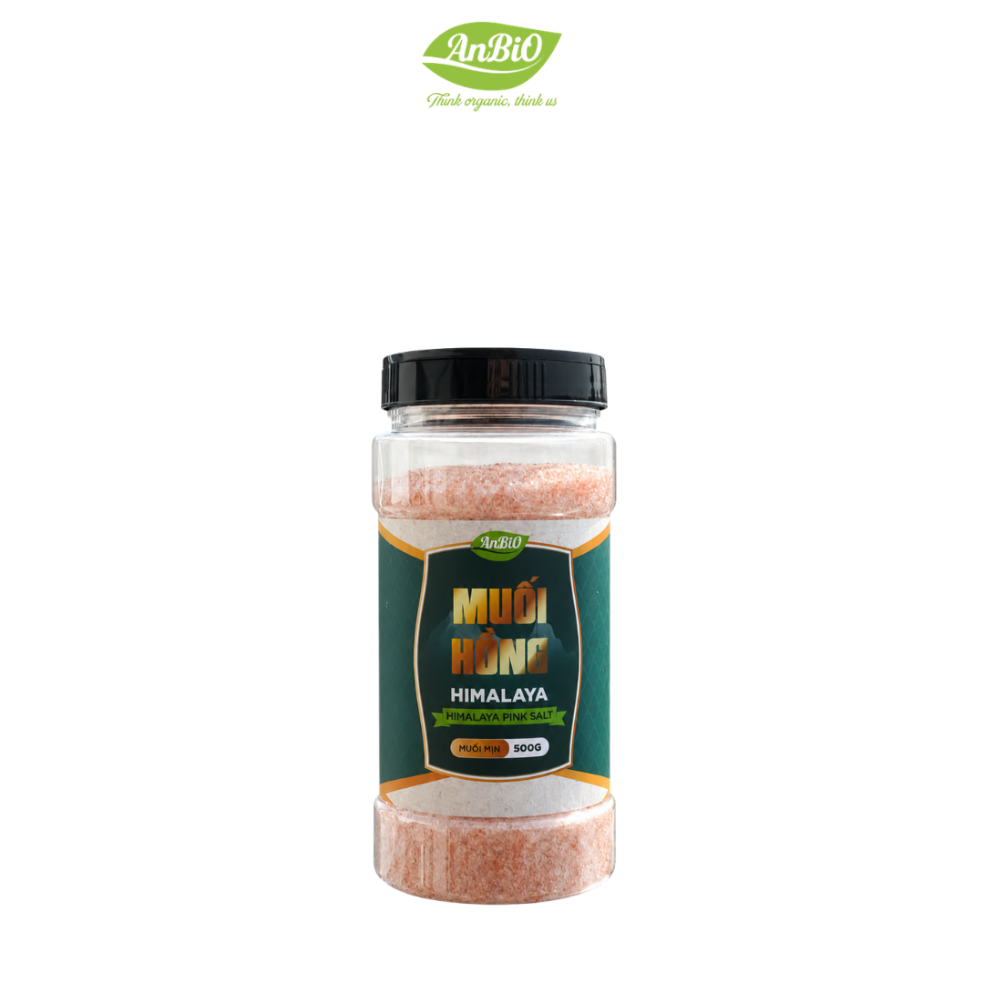 Muối hồng Himalaya Anbio dạng mịn 500g