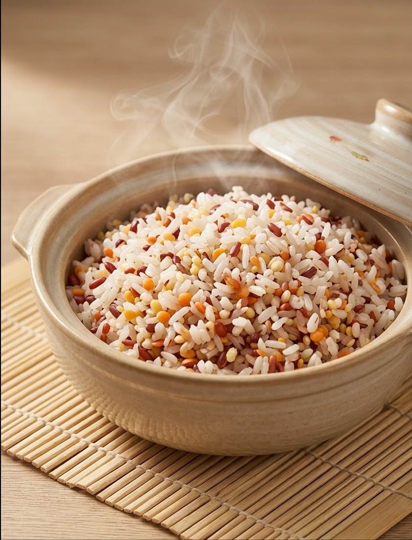 Gạo hỗn hợp 4 loại hạt hữu cơ